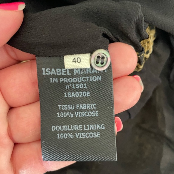 Isabel Marant Python ruffle dress NWOT - Picture 14 of 14